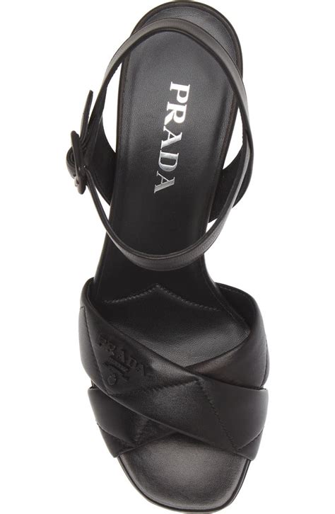 Prada Diagram Platform Sandal (Women) 